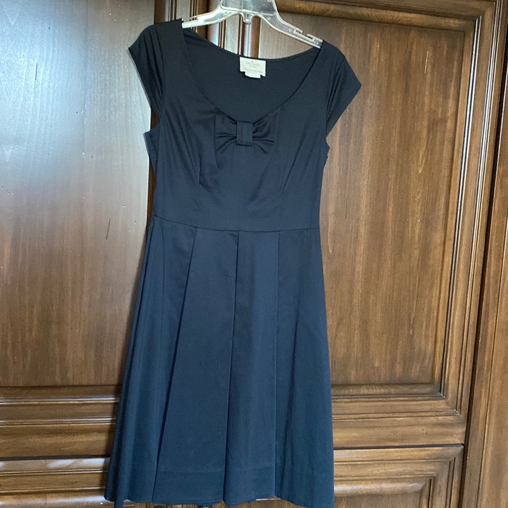 Kate spade black cotton cocktail dress size 6